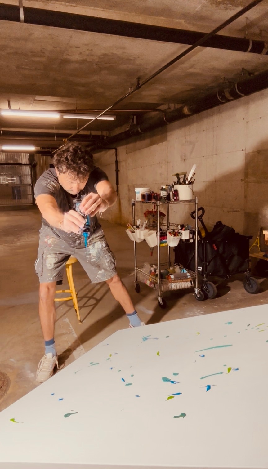 Working large — underground studio