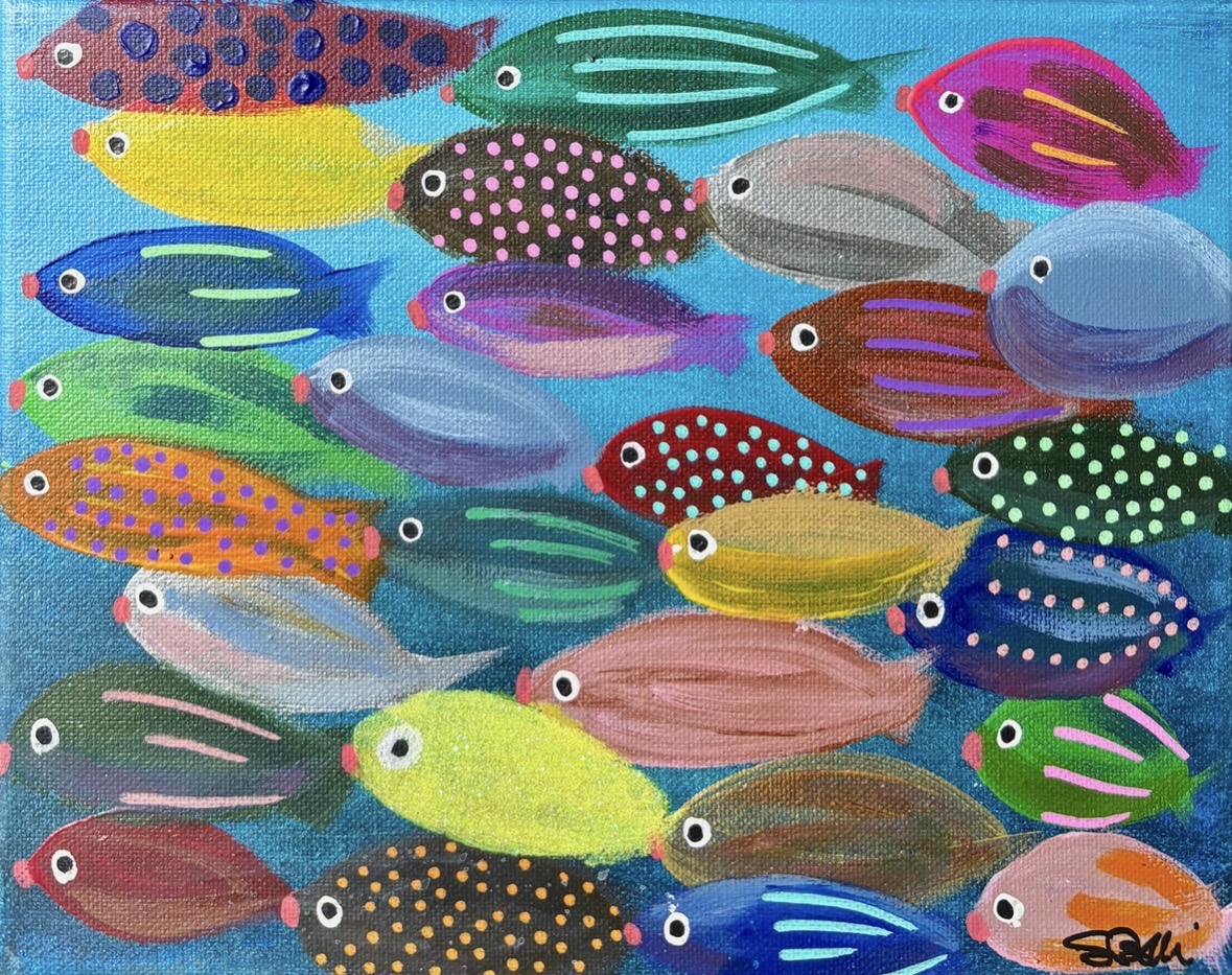 Swimming Confetti