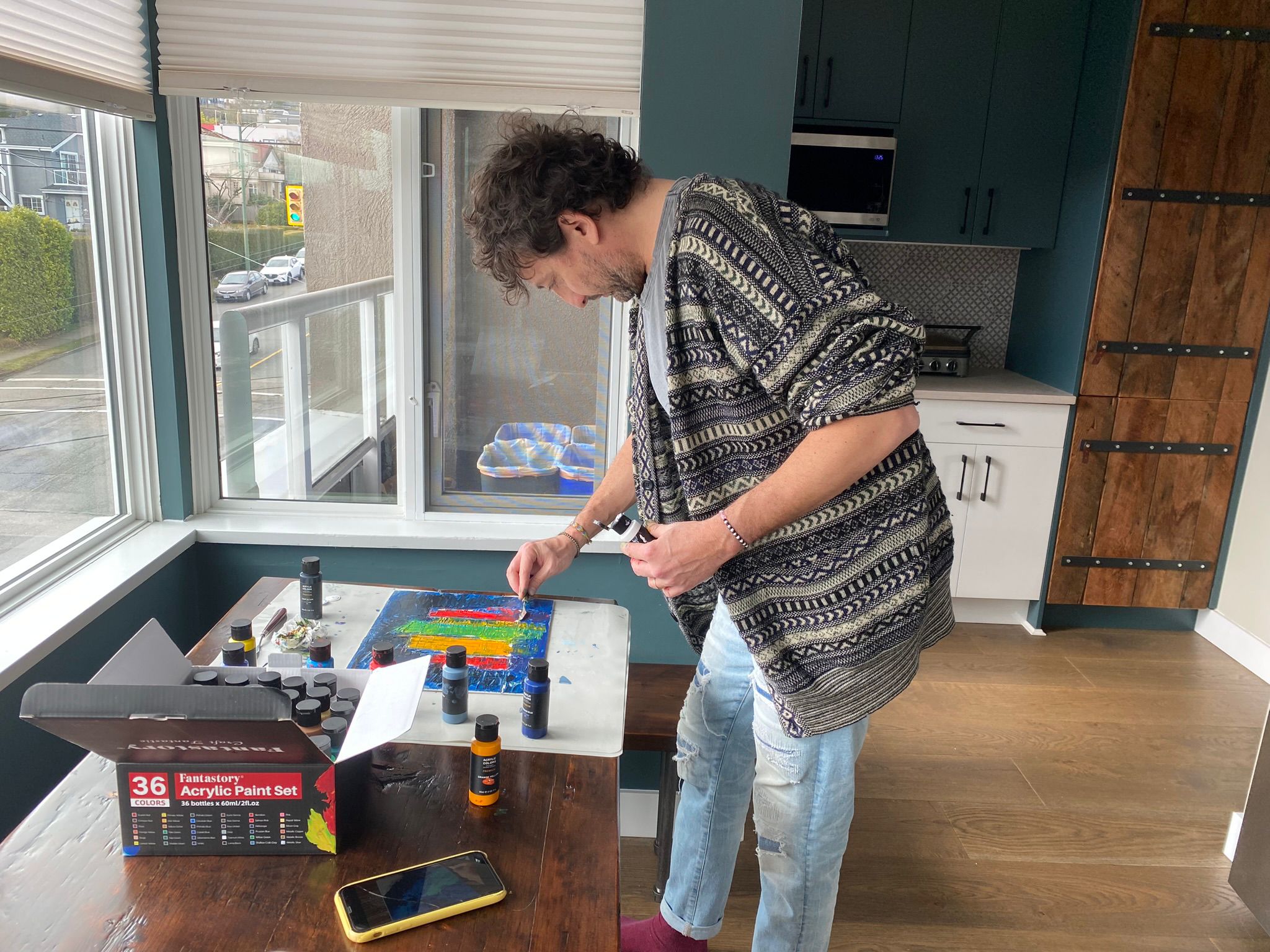 Painting at home — Vancouver